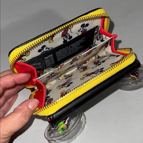 Loungefly Disney Mickey Mouse Confetti Ears Wallet - Picture 4 of 4